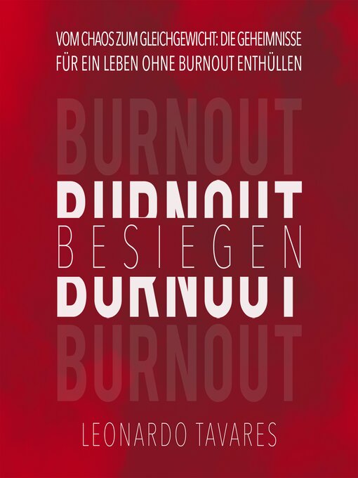 Title details for Burnout Besiegen by Leonardo Tavares - Available